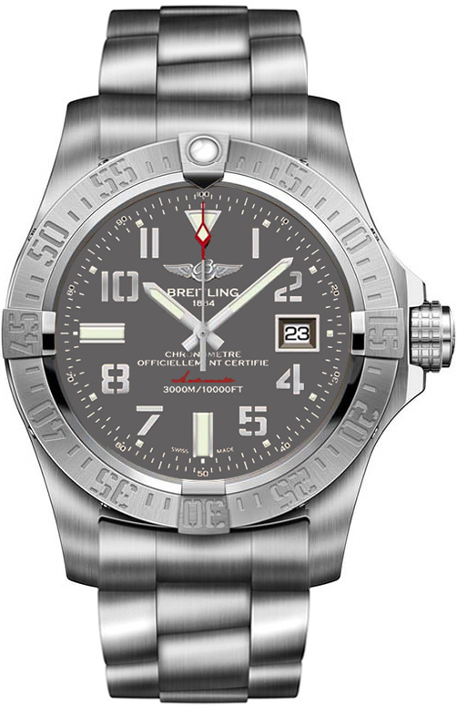 Avenger II Seawolf Tungsten Grey Dial 45mm - SILKROAD