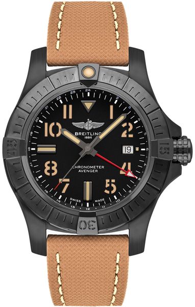 Avenger GMT Black Titanium 45mm - SILKROAD