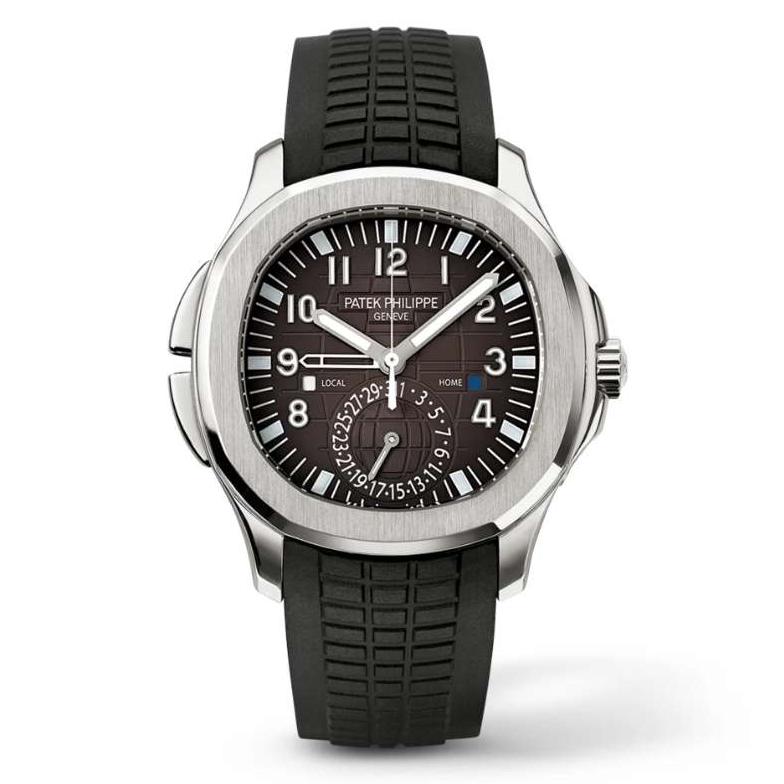 Aquanaut 5164A-001 Dual Time Black Dial 40.8mm - SILKROAD