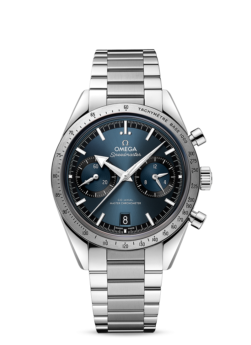 SPEEDMASTER '57 Blue 40.5mm - SILKROAD