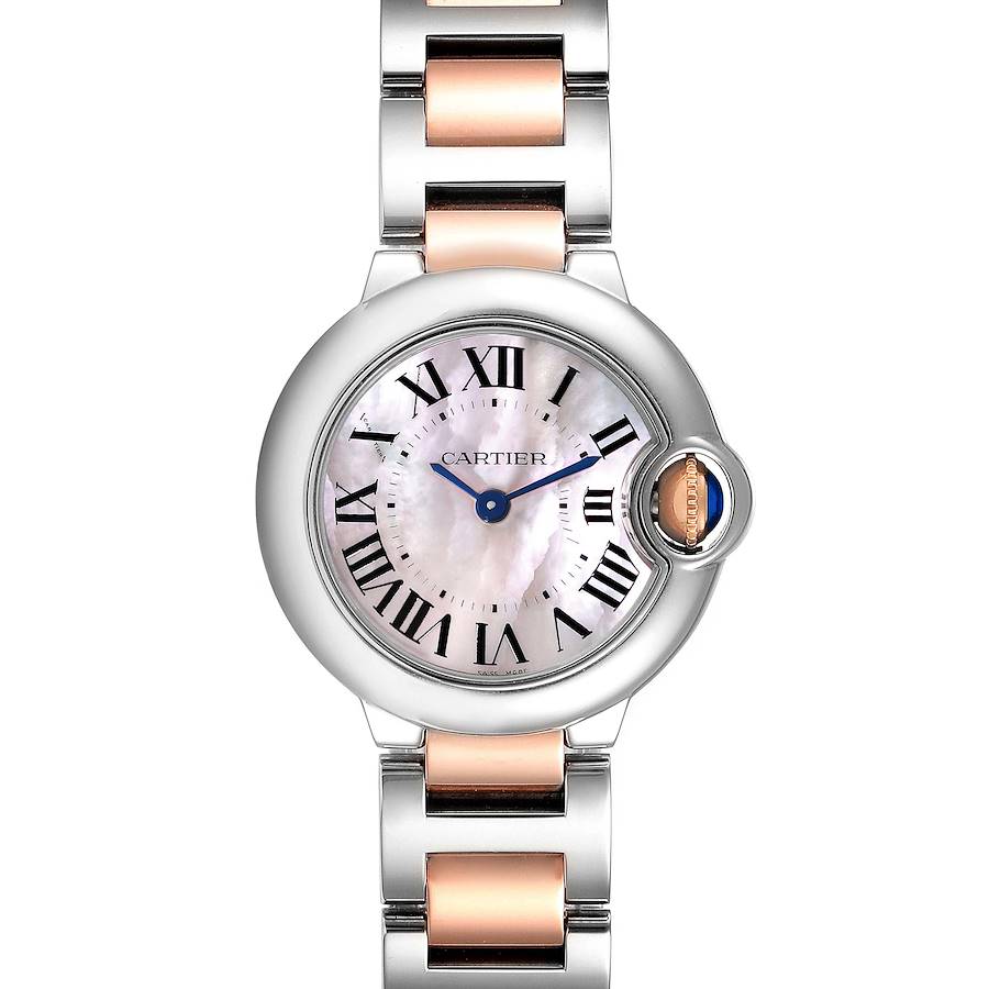 BALLON BLEU Pink Mother of Pearl Dial 28mm - SILKROAD