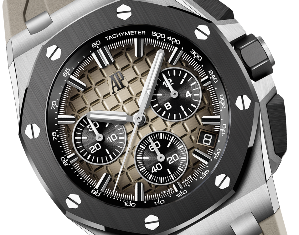 OFFSHORE Smoked Light Brown Dial CHRONOGRAPH 43mm - SILKROAD
