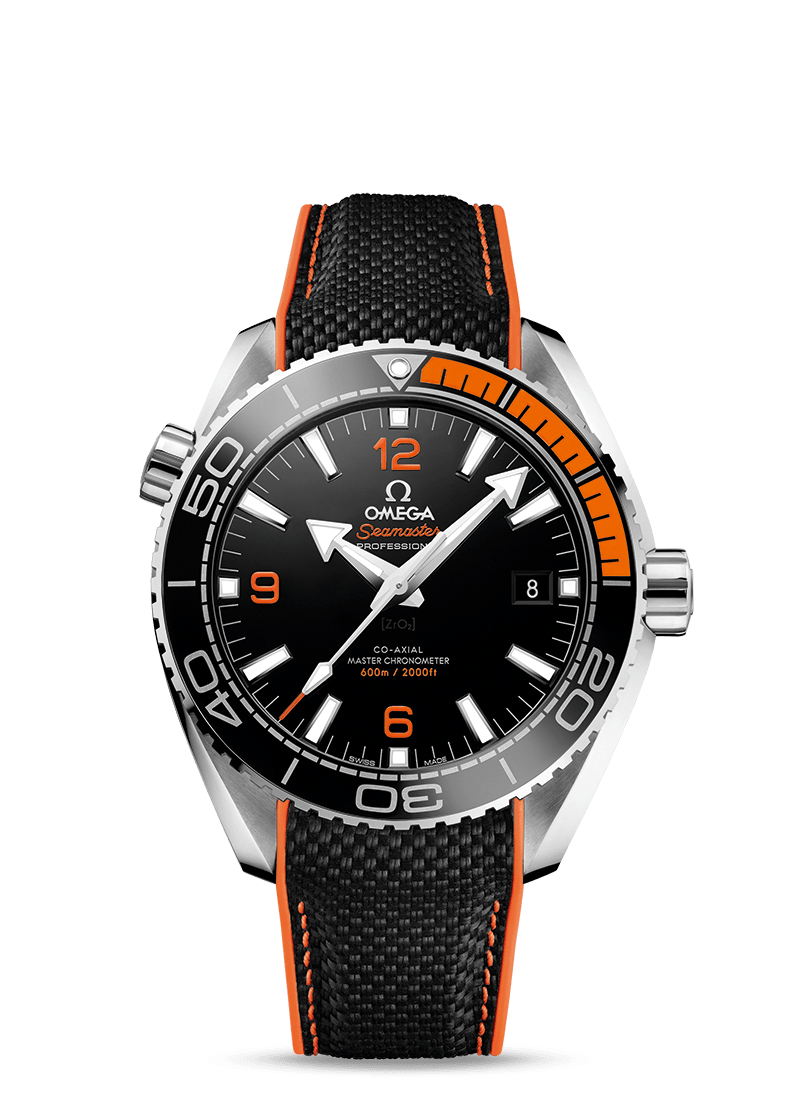 PLANET OCEAN 600M Black / Orange 43.5mm - SILKROAD