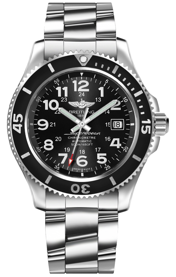 Superocean Black II 42mm - SILKROAD