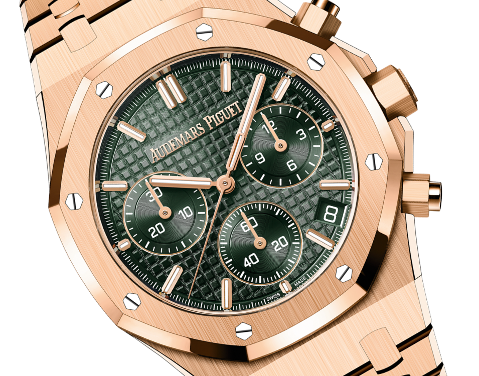 ROYAL OAK Pink Gold Khaki Green Dial CHRONOGRAPH 41mm - SILKROAD
