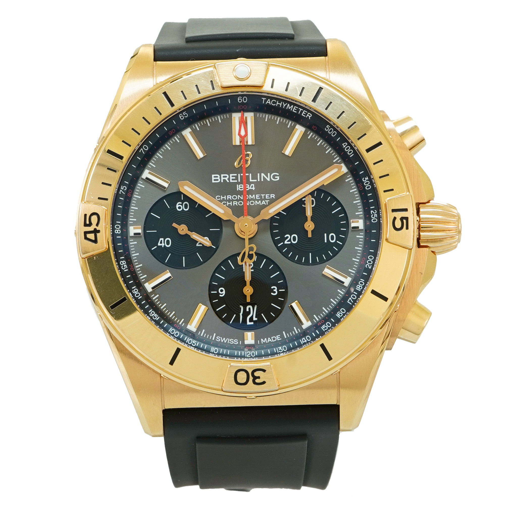 Breitling Chronomat B01 42 Rose Gold Chronograph RB0134 - SILKROAD
