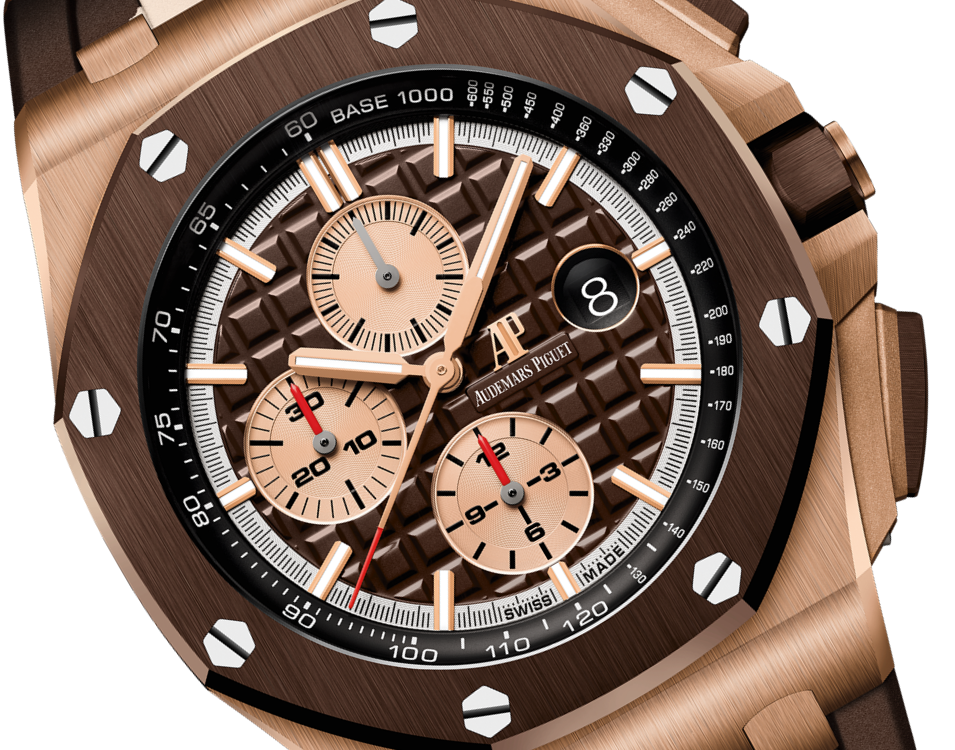 OFFSHORE Pink Gold Brown Camouflage Dial CHRONOGRAPH 44mm - SILKROAD
