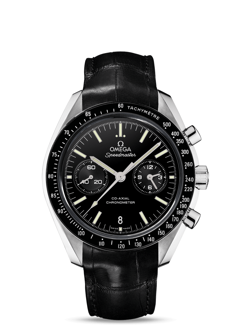 Speedmaster TWO COUNTERS Platinum Black 44.25mm - SILKROAD