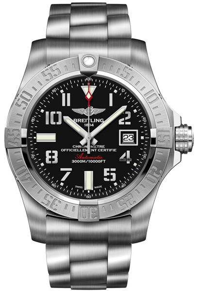 Avenger II Seawolf Volcano Black Dial 45mm - SILKROAD