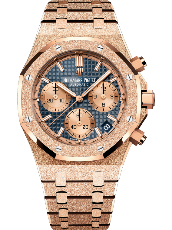 ROYAL OAK FROSTED GOLD CHRONOGRAPH Blue Dial 41mm - SILKROAD