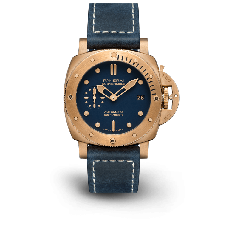 Submersible Bronzo Blu Abisso 42mm - SILKROAD