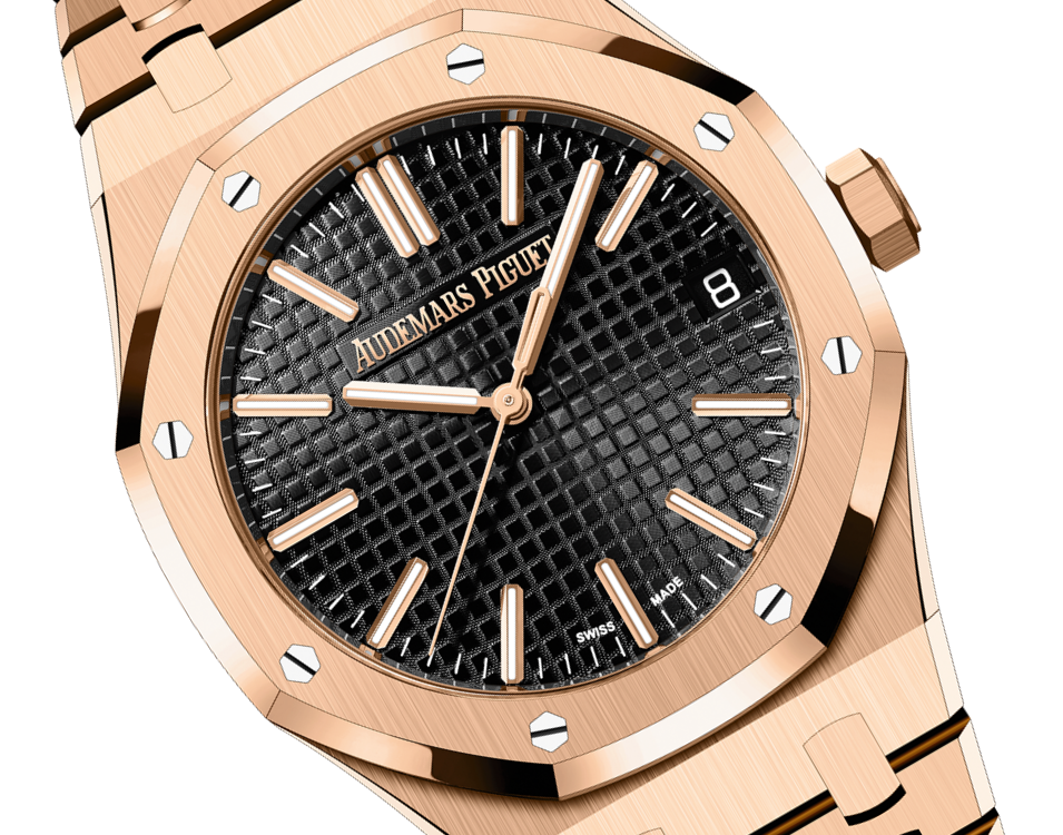 ROYAL OAK Pink Gold Black Dial 41mm - SILKROAD