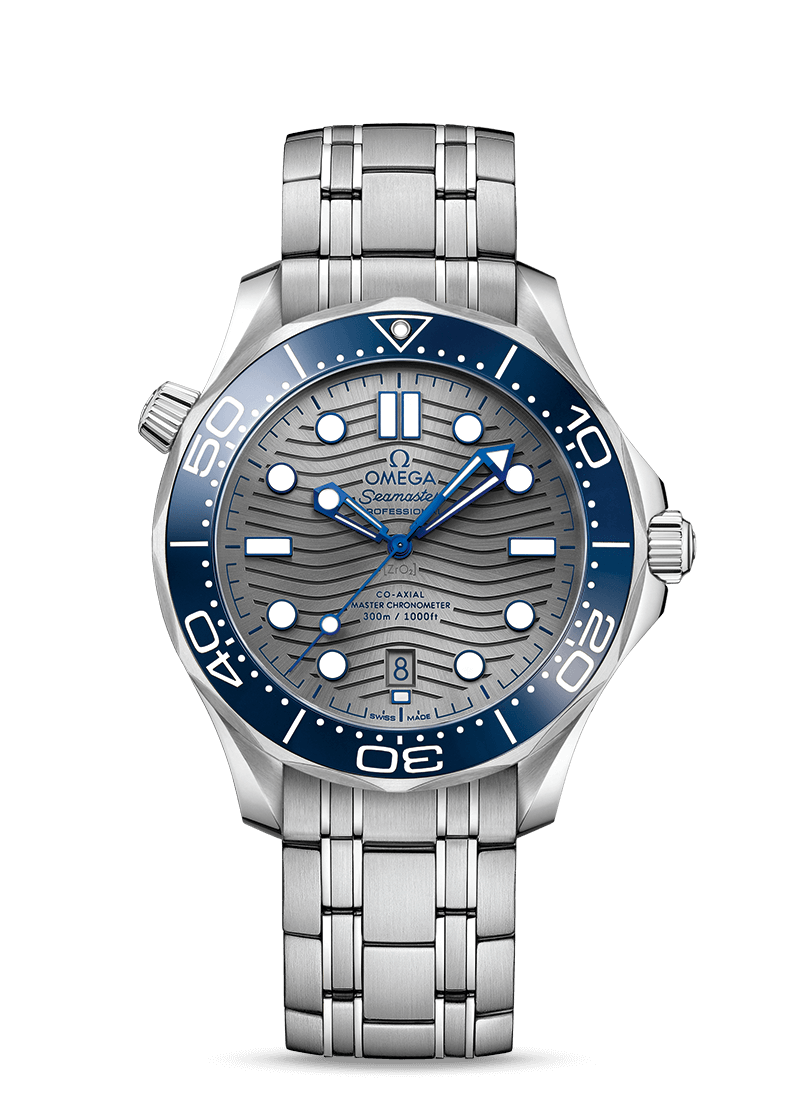 Seamaster Diver 300m Blue / Grey 42mm - SILKROAD