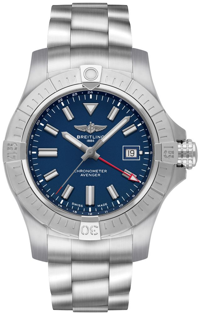Avenger Automatic GMT Blue Dial 45mm - SILKROAD