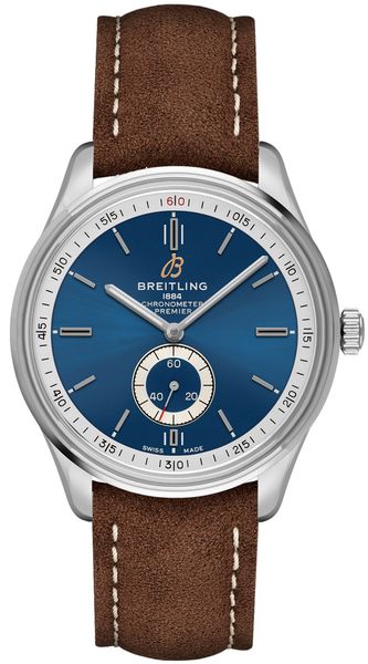 Premier Automatic Brown Strap 40mm - SILKROAD