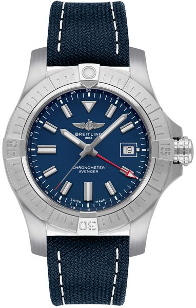 Avenger Automatic GMT Blue Dial 45mm - SILKROAD