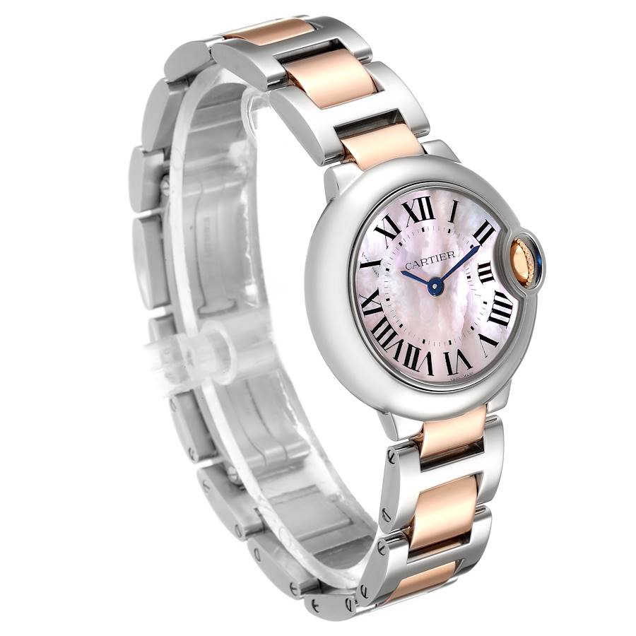 BALLON BLEU Pink Mother of Pearl Dial 28mm - SILKROAD
