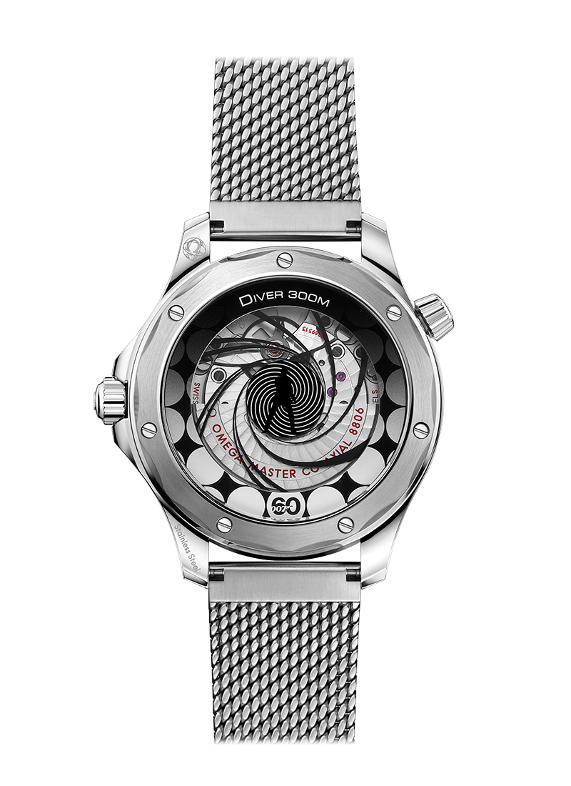 300m diving watch 42mm Master Chronometer James Bond 60th Anniversary Watch - SILKROAD
