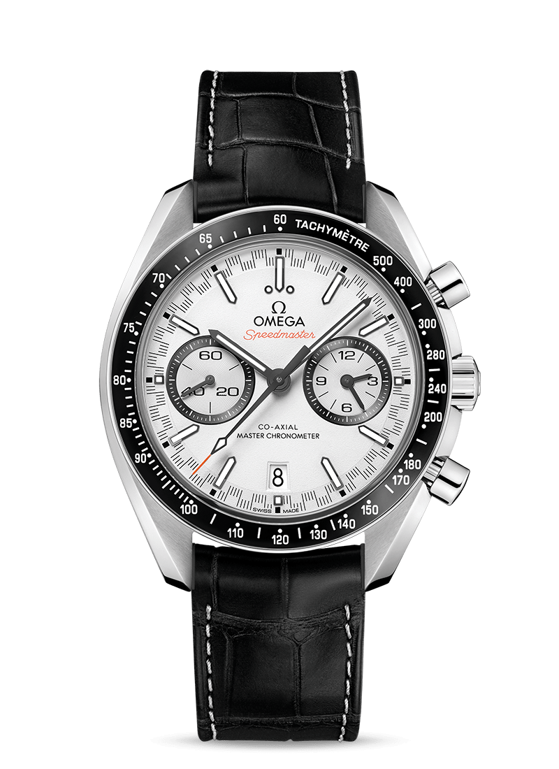 Speedmaster RACING White 44.25mm - SILKROAD