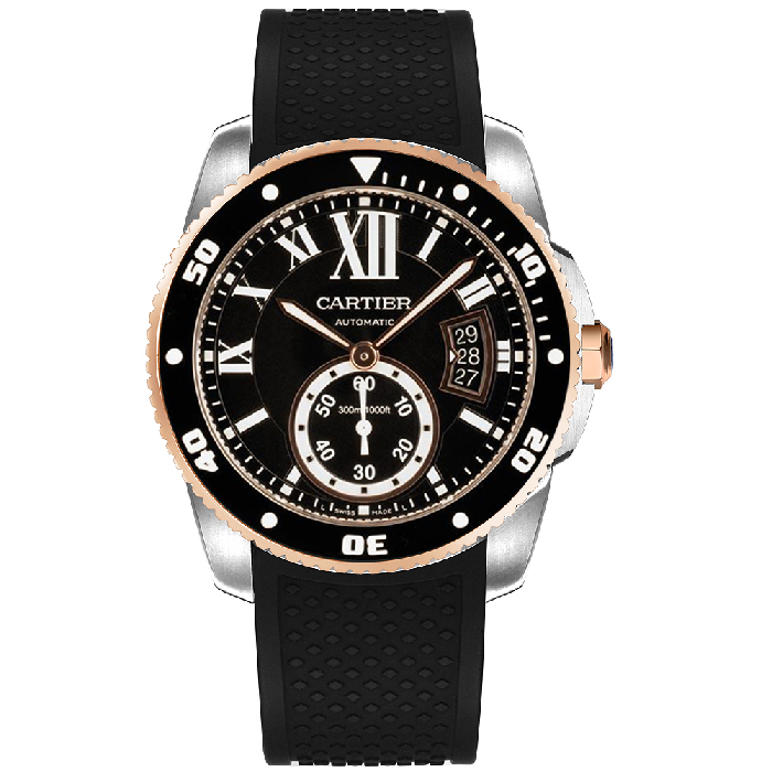 Calibre Rose Gold Mix Black 42mm - SILKROAD
