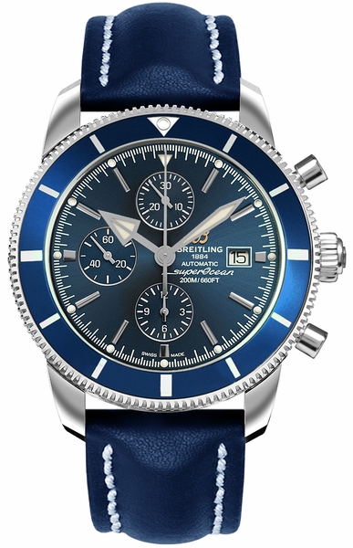 Superocean Heritage II Blue Chronograph 46mm - SILKROAD