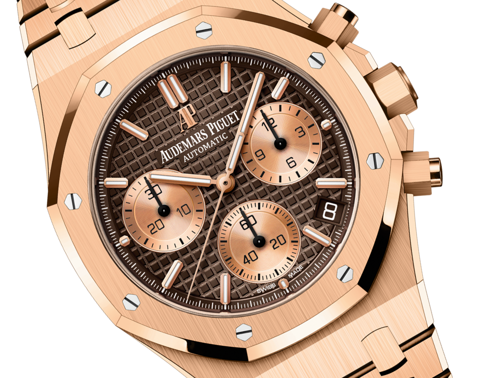 ROYAL OAK Pink Gold Brown Dial CHRONOGRAPH 41mm - SILKROAD