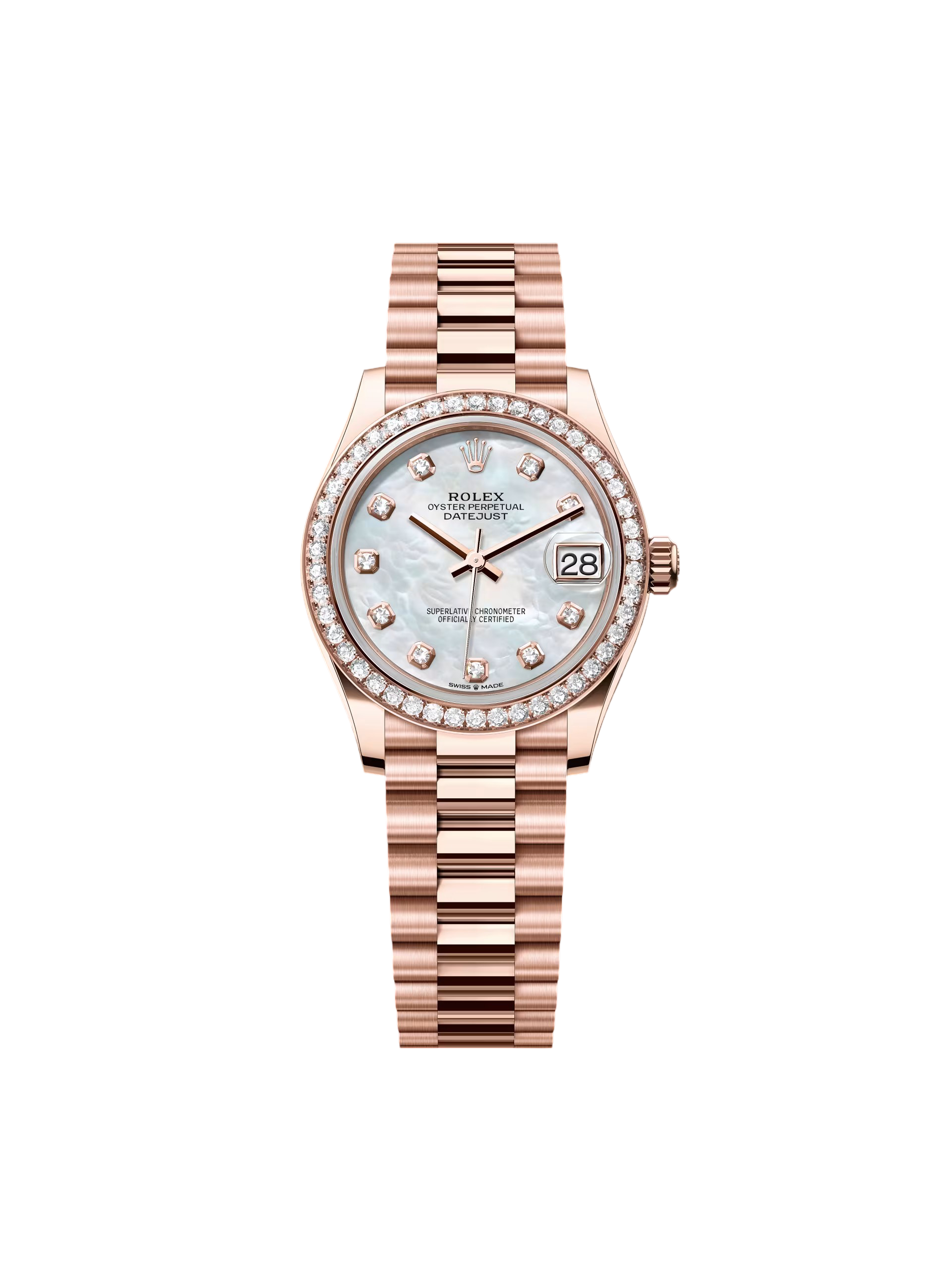【Super Clone】RLX Datejust m278285RBR-0005 Mother-of-Pearl 31mm Dial - SILKROAD