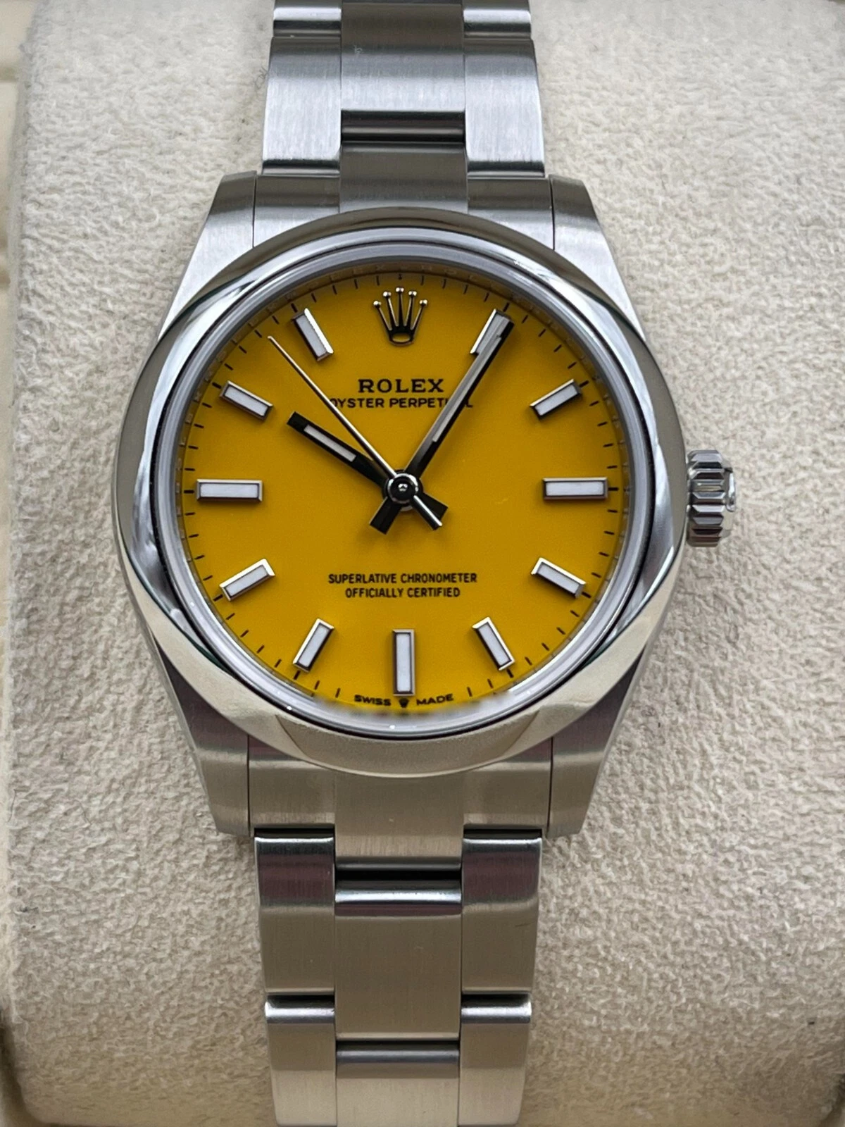 【Super Clone】RLX Oyster Perpetual 31mm 277200 Yellow Index - SILKROAD