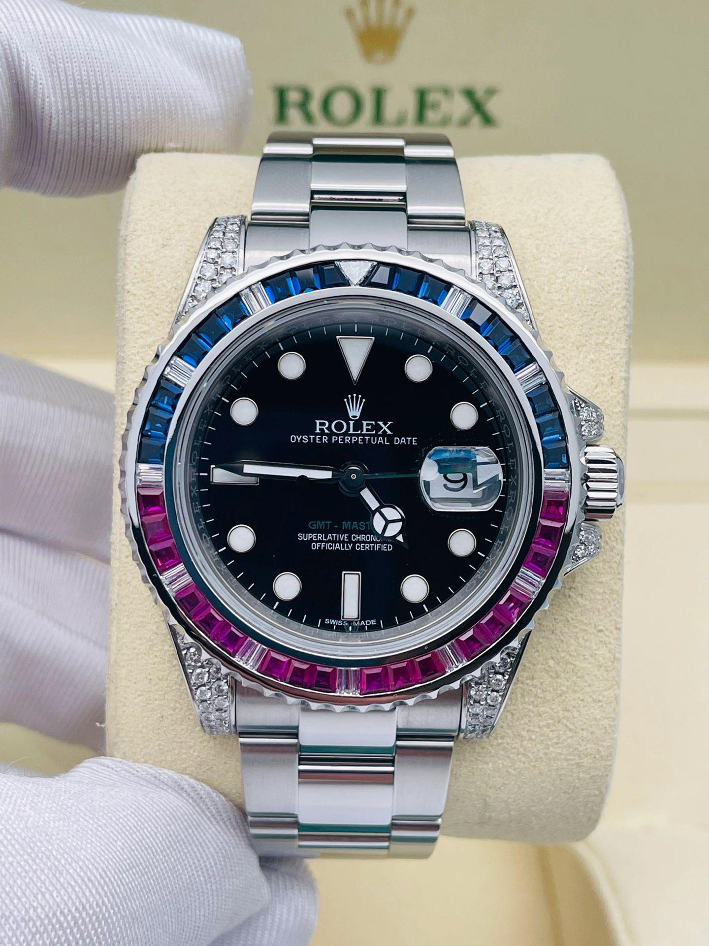 【Super Clone】Rolex GMT Master II 40mm 116759SANR/SARU - SILKROAD