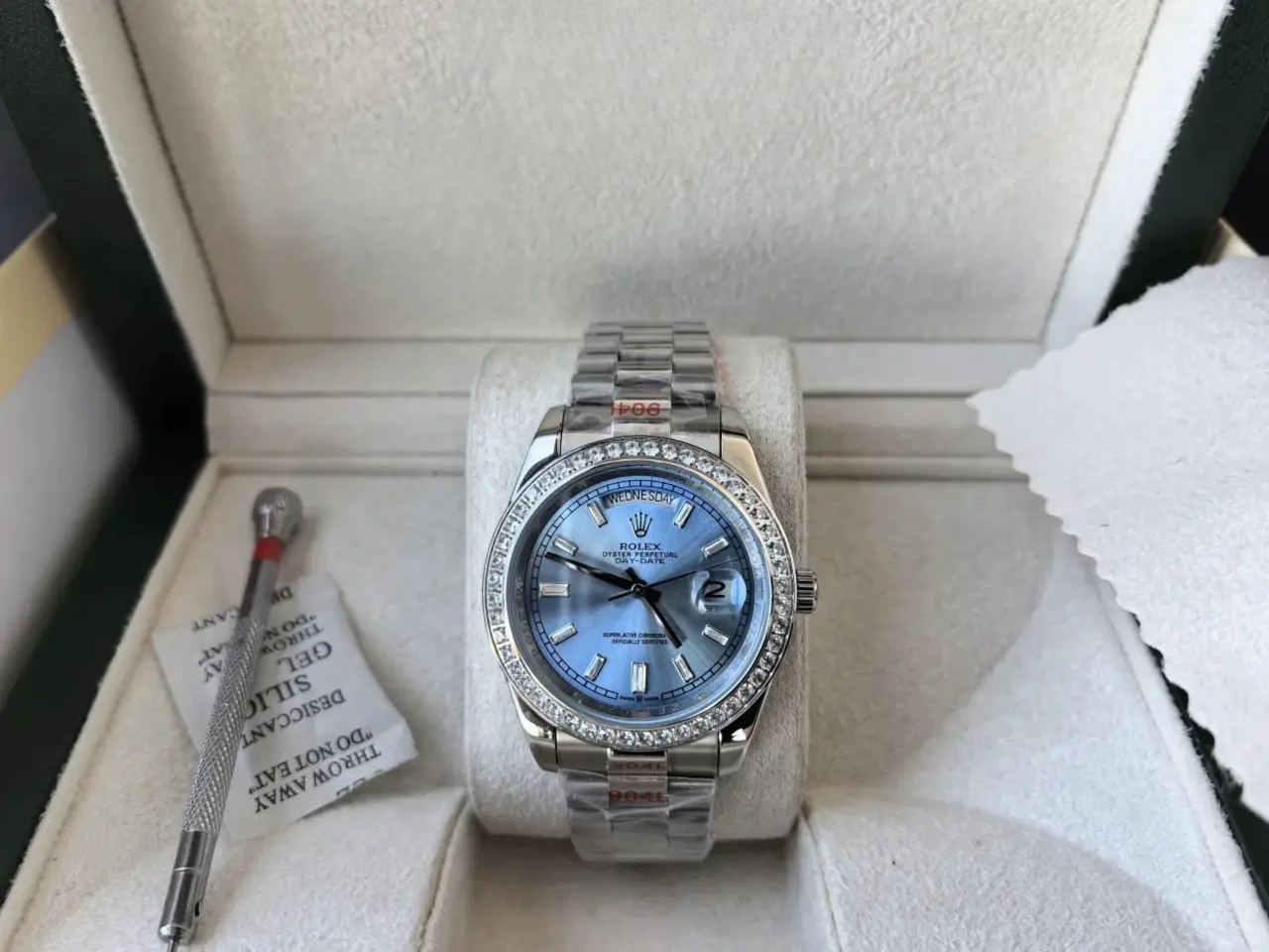 【Super Clone】RLX Day-Date M128396RBR-0003 36mm - SILKROAD