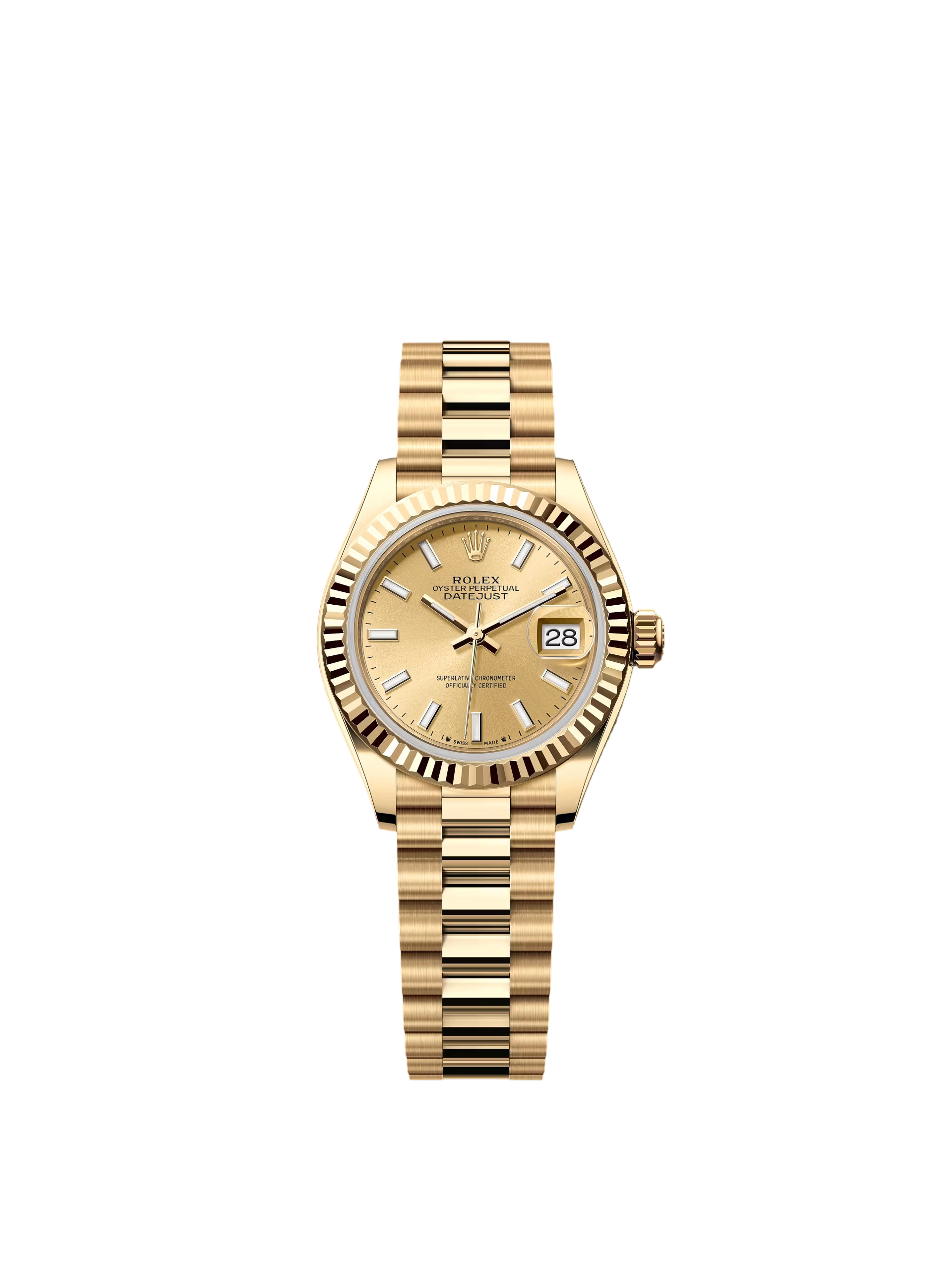 【Super Clone】RLX Lady-Datejust 28mm 279178 Champagne Dial - SILKROAD