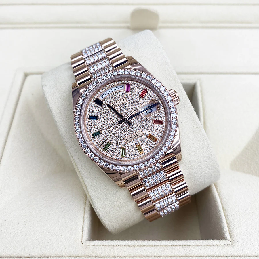 【Super Clone】RLX Day-Date M128345RBR-0043 36mm - SILKROAD
