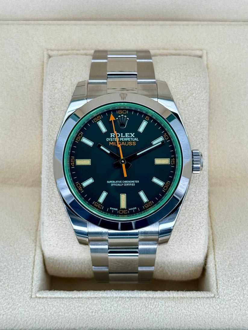 【Super Clone】RLX Milgauss 116400gv Black 40mm Men’s Watch - SILKROAD