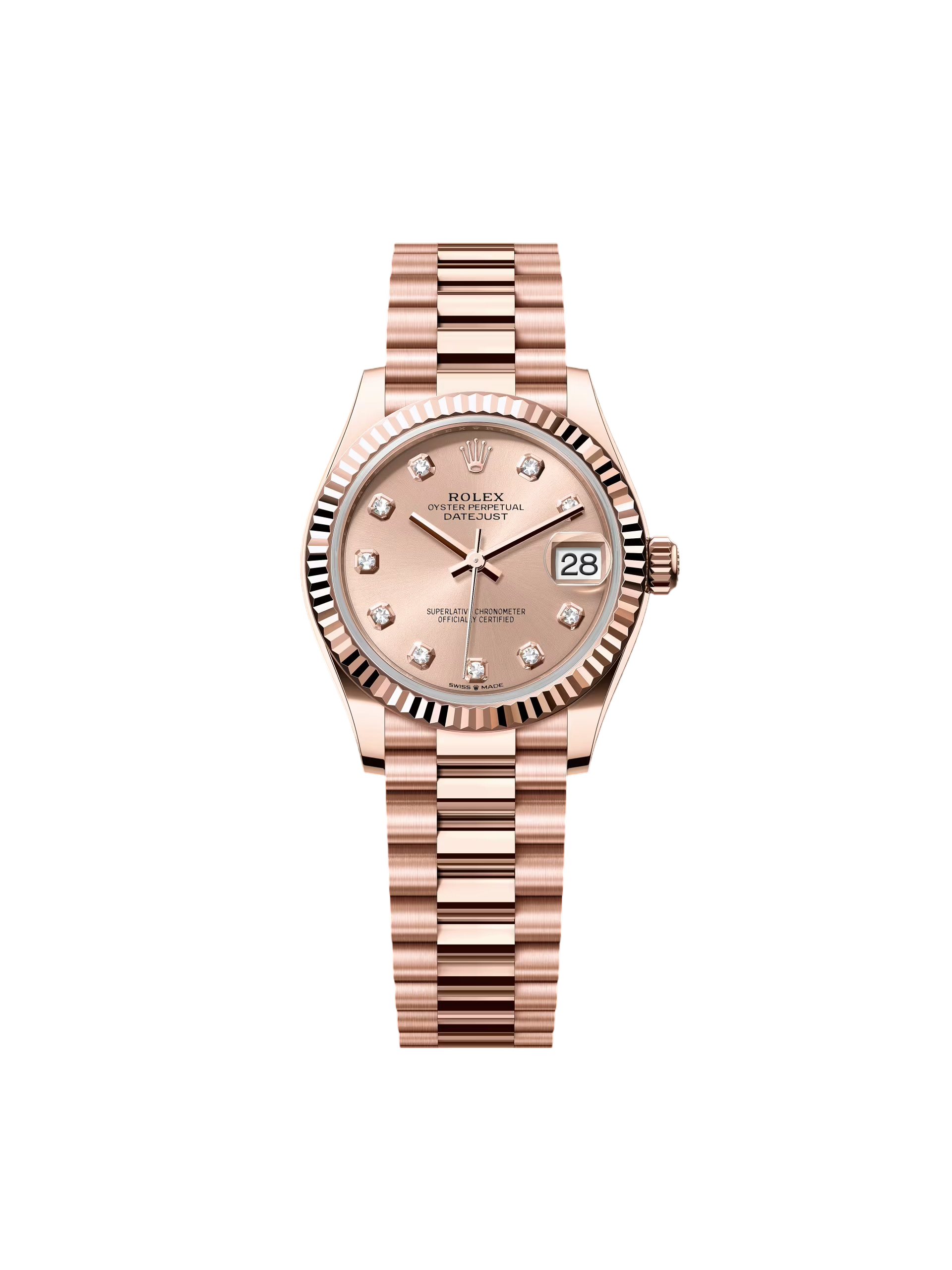 【Super Clone】RLX Datejust m278275-0031 Rosé Dial 31mm - SILKROAD