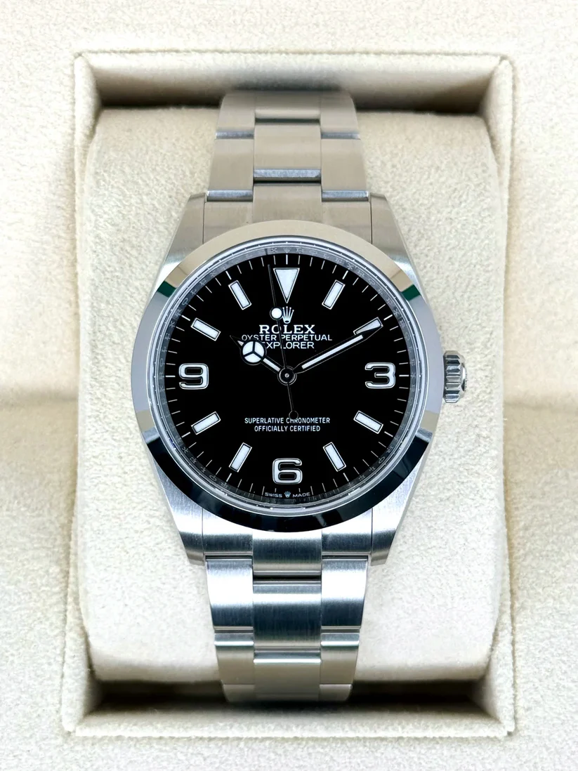 【Super Clone】RLX Explorer 124270 Black 36mm Men’s Watch - SILKROAD