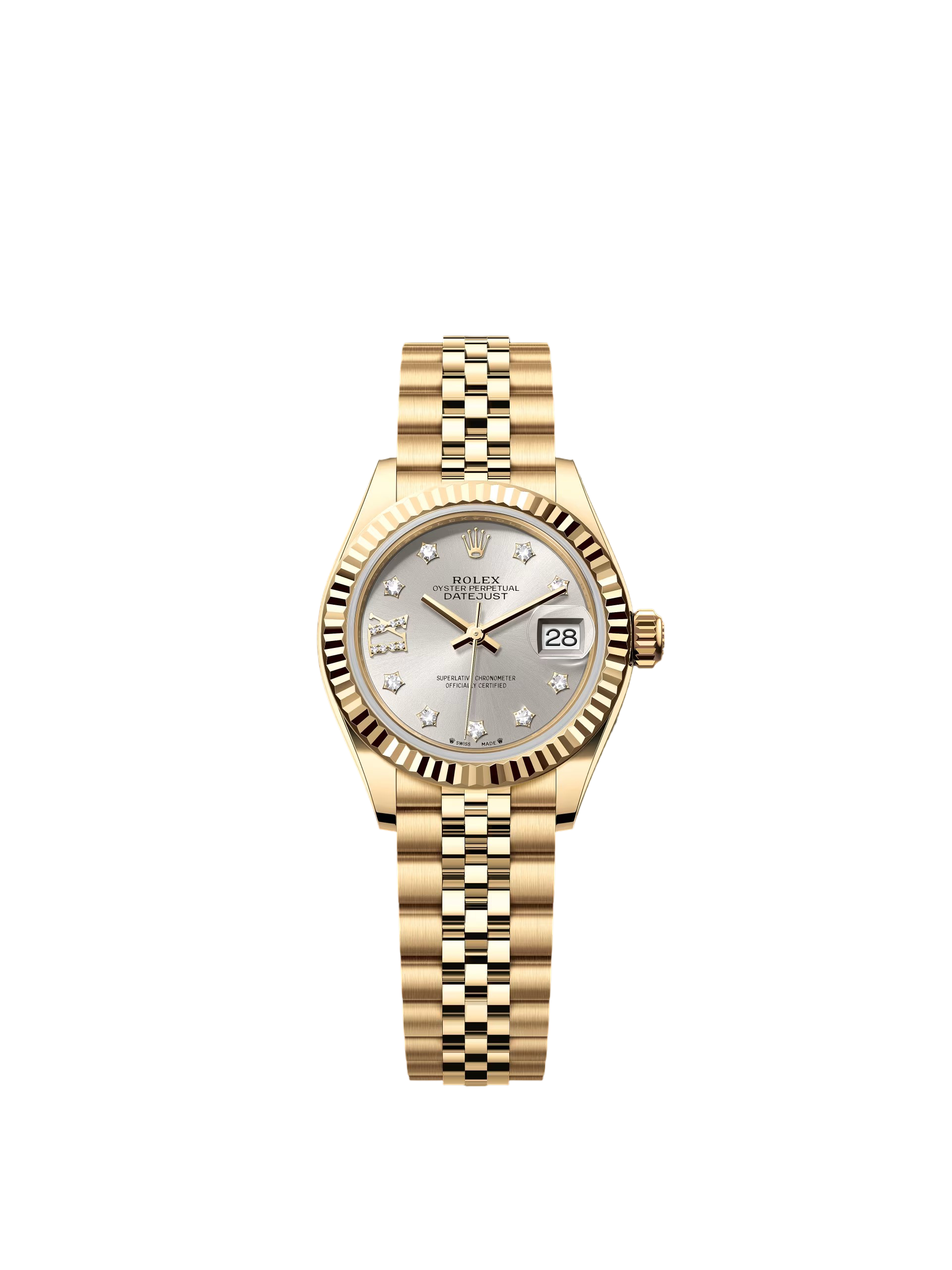【Super Clone】RLX Lady-Datejust 28mm 279178 Silver Diamond Dial - SILKROAD