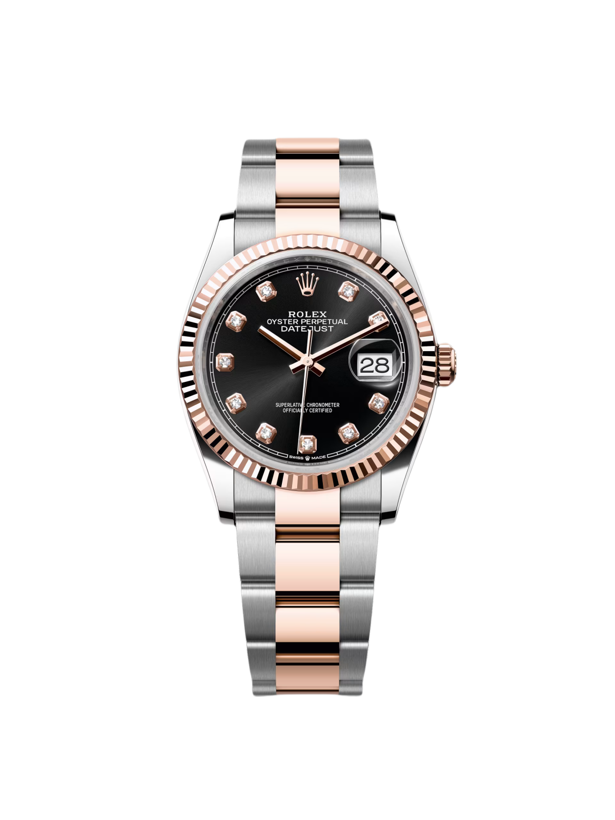 【Super Clone】RLX Datejust 36mm 126231 Black Dial 36mm Oyster Bracelet - SILKROAD