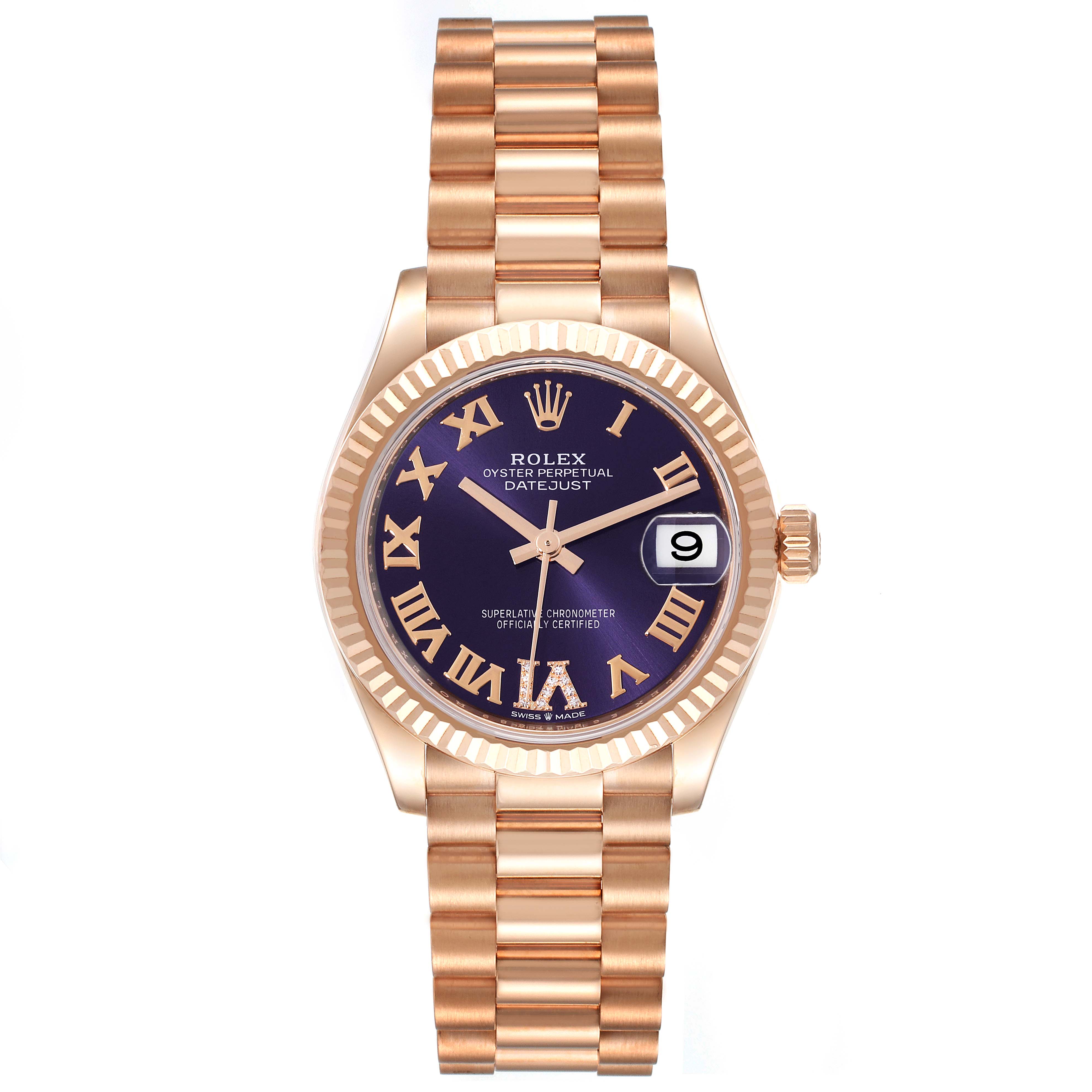 【Super Clone】RLX Datejust m278275-0029 Aubergine Dial 31mm - SILKROAD