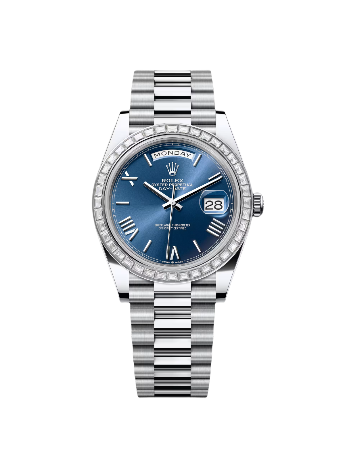 【Super Clone】RLX Day-Date 40mm 228396TBR-0026 Blue Roman Dial - SILKROAD