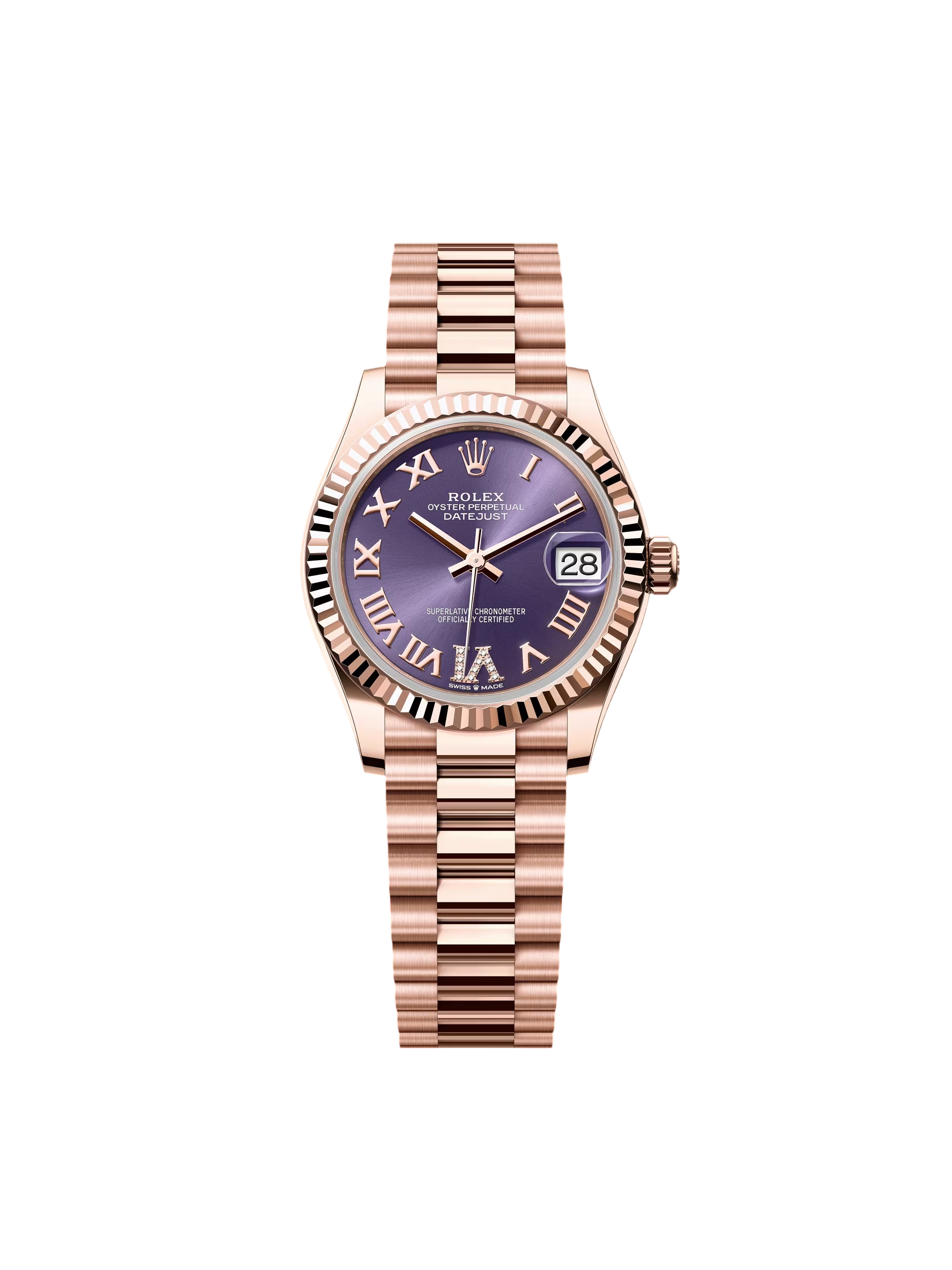 【Super Clone】RLX Datejust m278275-0029 Aubergine Dial 31mm - SILKROAD