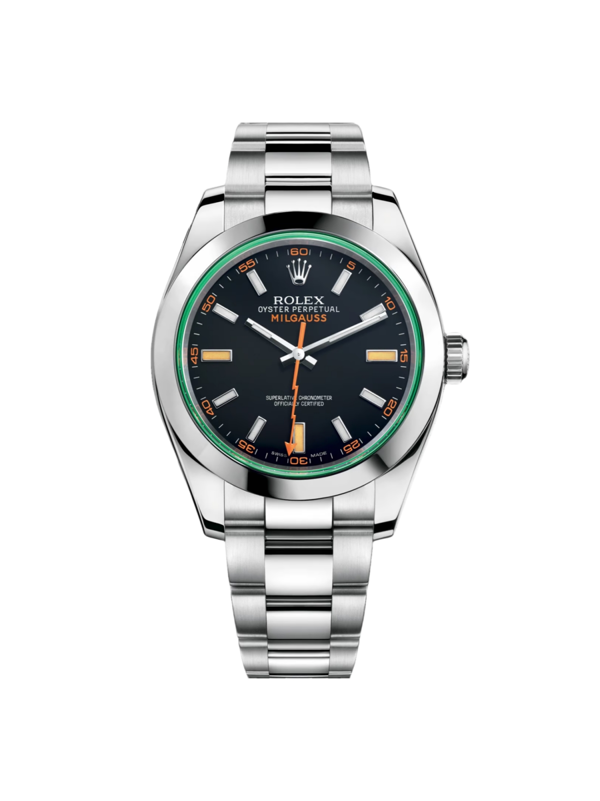 【Super Clone】RLX Milgauss 116400gv Black 40mm Men’s Watch - SILKROAD