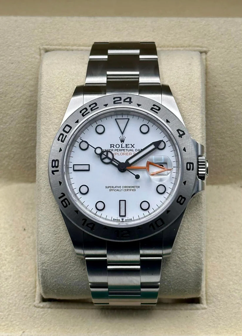【Super Clone】Rolex Explorer II 226570 42mm White Dial Men’s Watch - SILKROAD