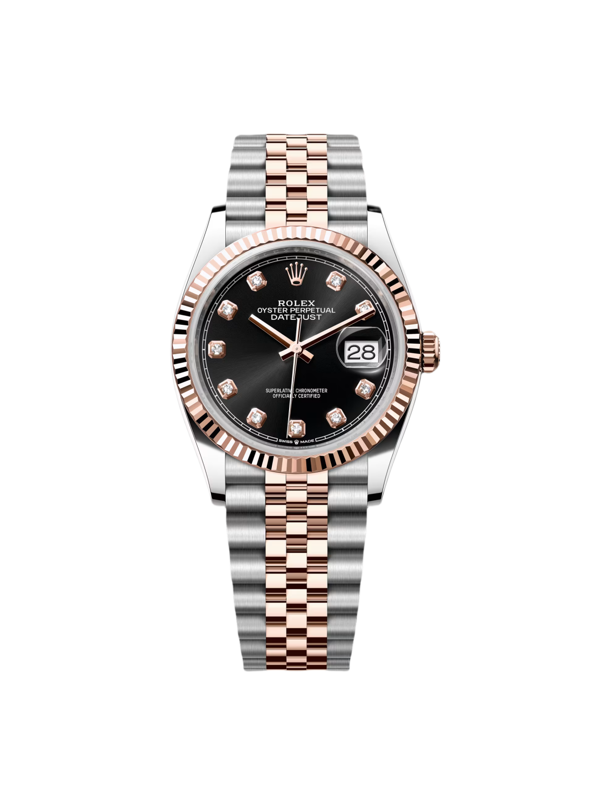 【Super Clone】RLX Datejust 36mm 126231 Black Dial 36mm Oyster Bracelet - SILKROAD