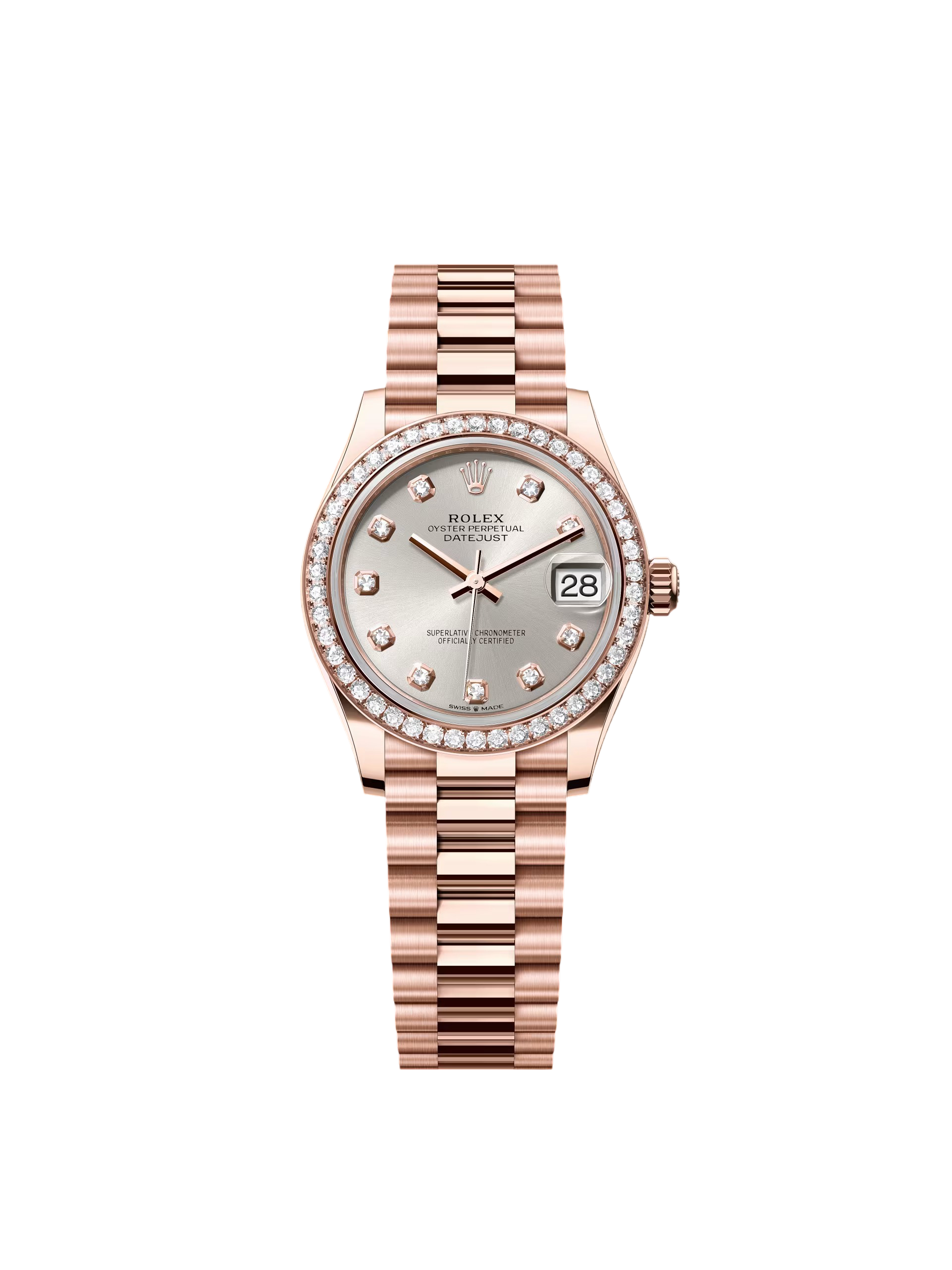 【Super Clone】RLX Datejust m278285RBR-0030 Silver Dial 31mm - SILKROAD
