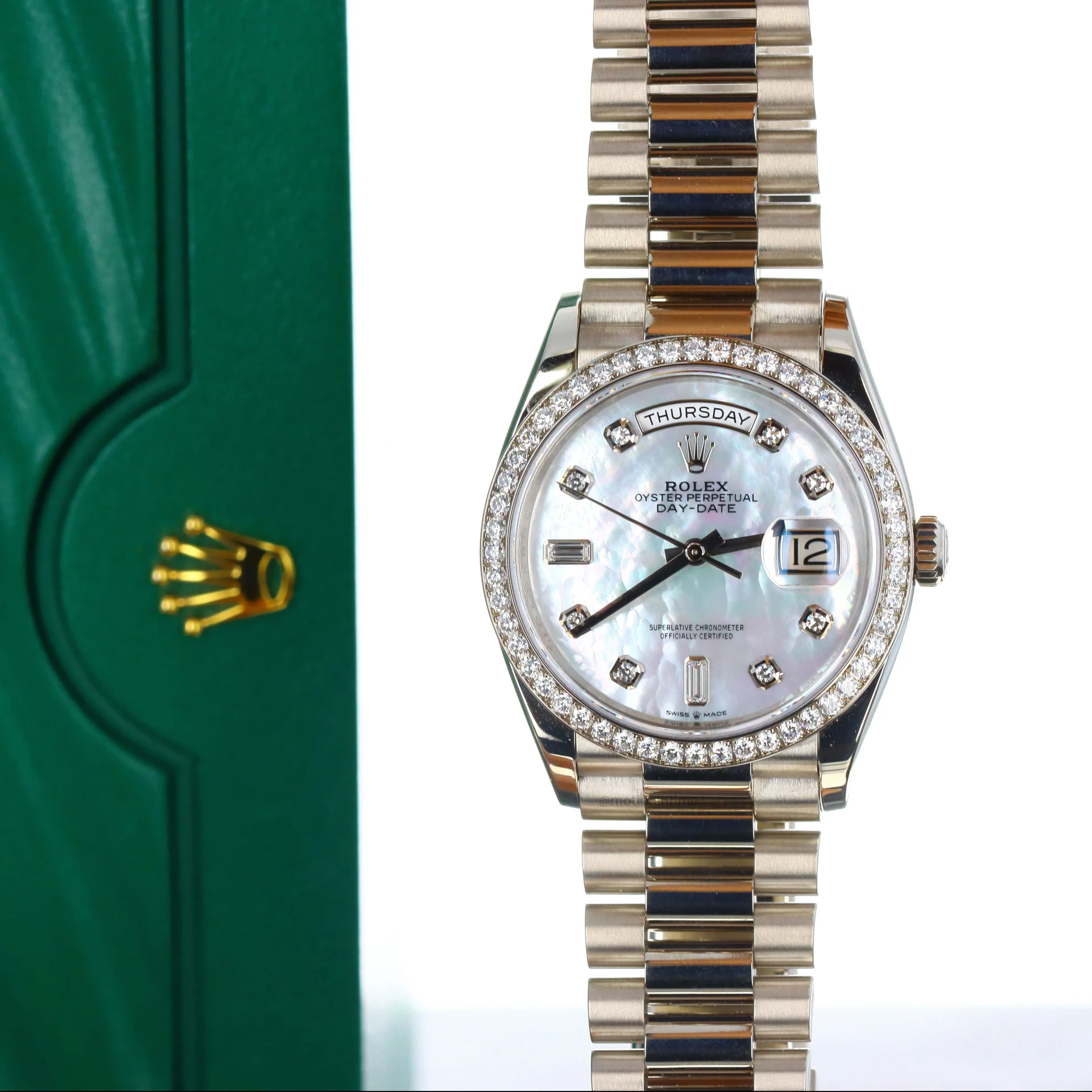 【Super Clone】RLX Day-Date M128349RBR-0004 36mm - SILKROAD