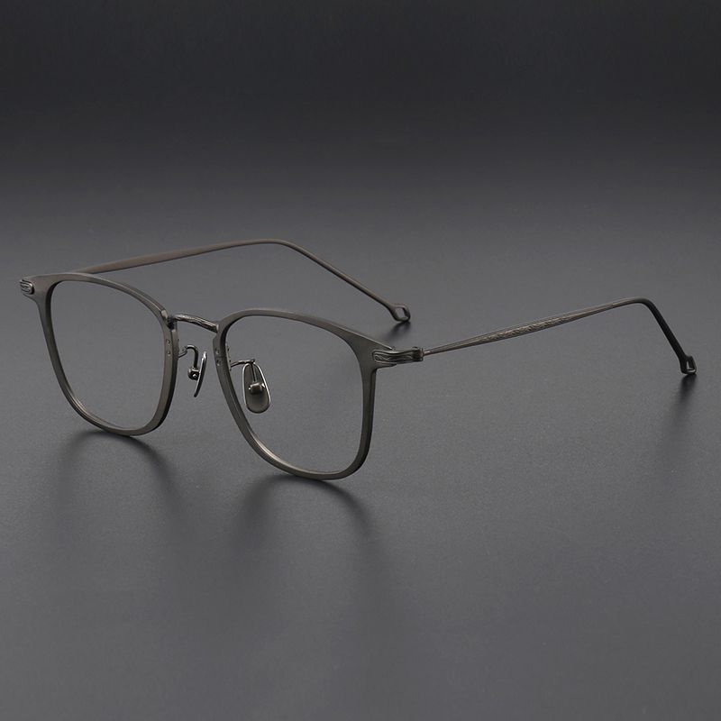 纯钛雕花镜腿 镜片宽49 型号503