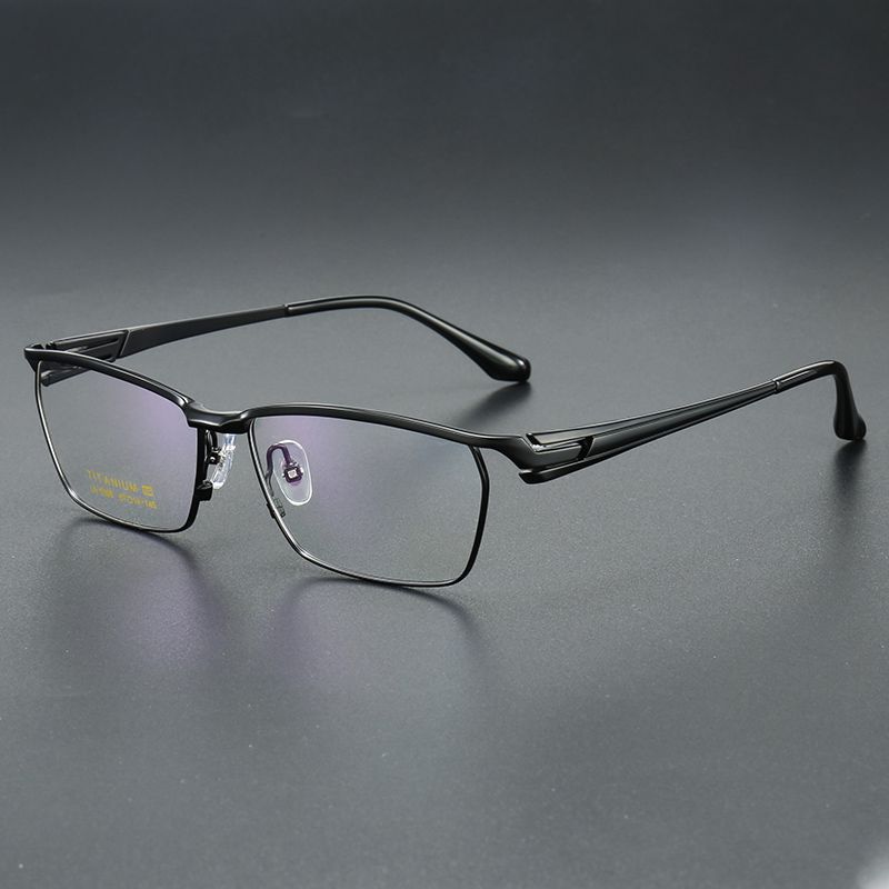 纯钛男款时尚宽腿 镜片宽57 型号6195