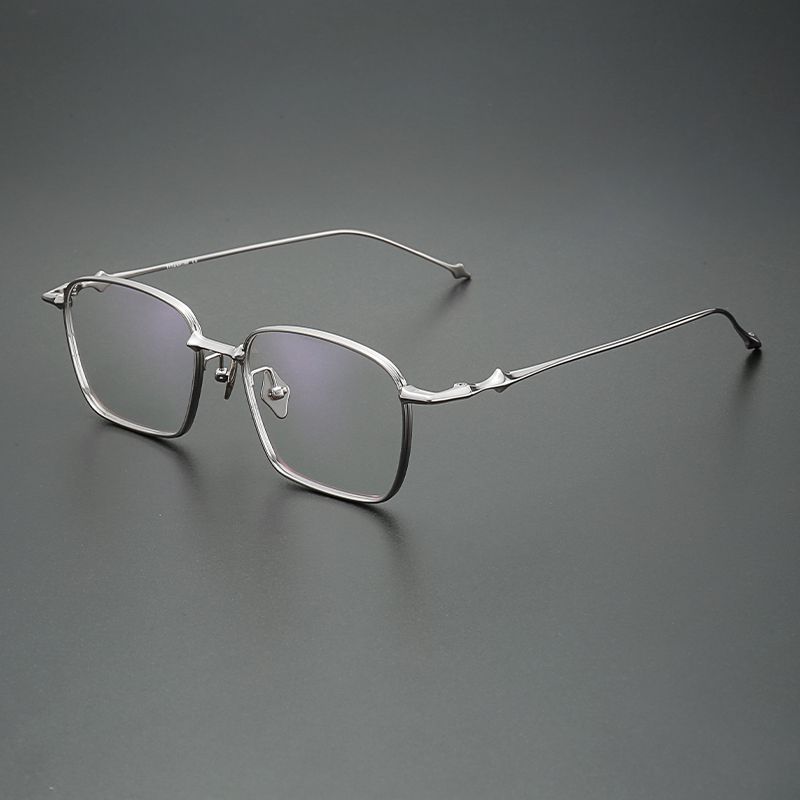 纯钛大方框 变色镜片贵20元 镜片宽54 型号aba