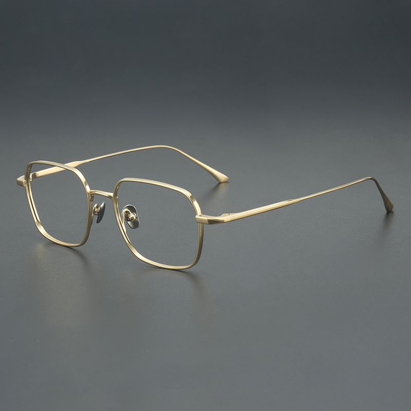 纯钛方框 镜片宽50 型号deskey