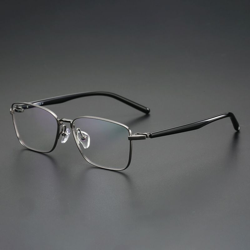 纯钛男款商务弹性镜腿 镜片宽55 s646t